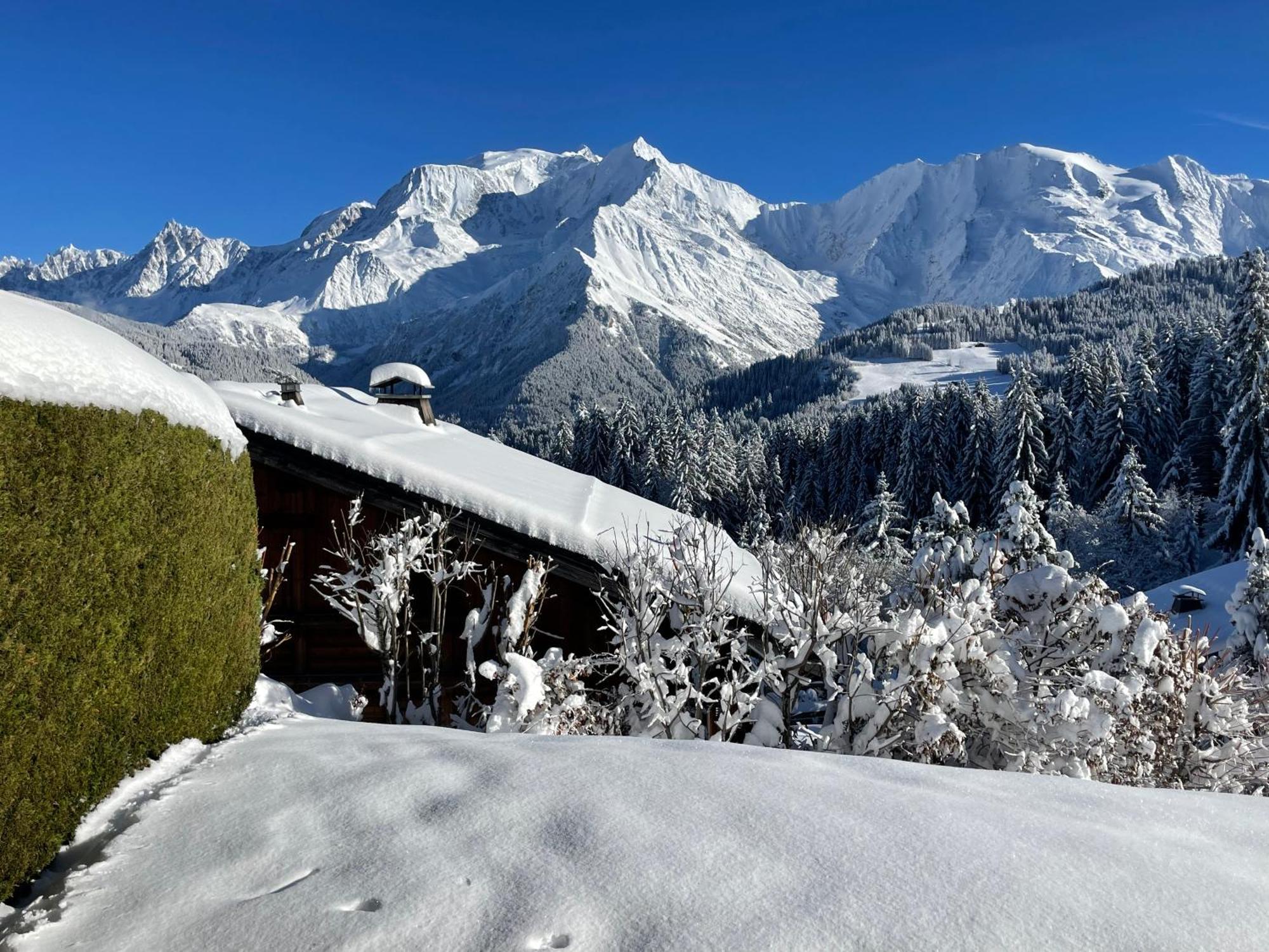 Vue Splendide Mont Blanc Apartment Saint-Gervais-les-Bains Bagian luar foto